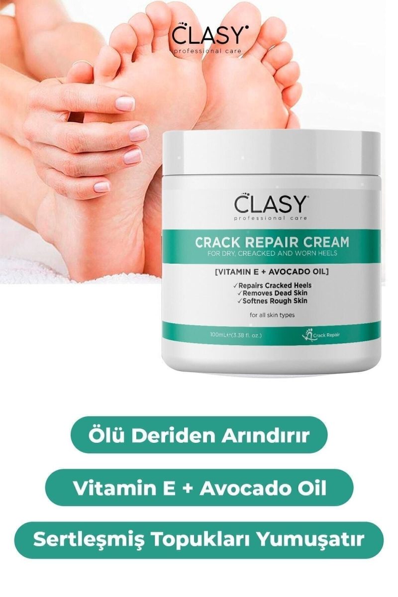 Clasy Care Clasy Krem Crack Repair Cream - Ayak Ve Topuk Çatlak Kremi
