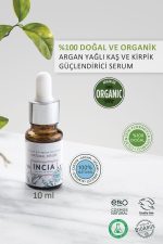 سرم تقویت‌کننده ابرو و مژه اینسیا ۰، حاوی ترکیبات گیاهی و وگان ۱۰ میلی‌لیتر (اورجینال + هدیه)