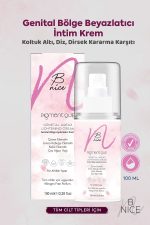 BNICE Genital Bölge Beyazlatıcı İntim Krem - Koltuk Altı Diz Dirsek Kararma Karşıtı - 100ML