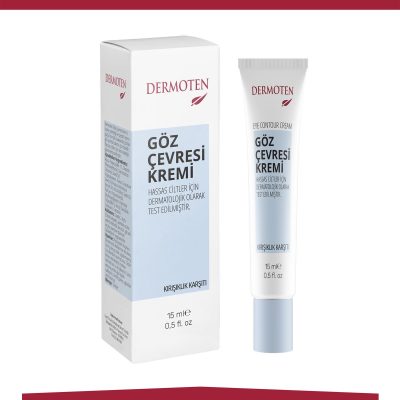 Dermoten Göz Çevresi Aydınlatıcı ve Kırışıklık Karşıtı Bakım Kremi 15 ml