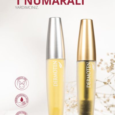 Dermoten Kaş & Kirpik Bakım Serumu, Keratin, E Vitamini Ve Doğal Yağ Içerikli 20 ml