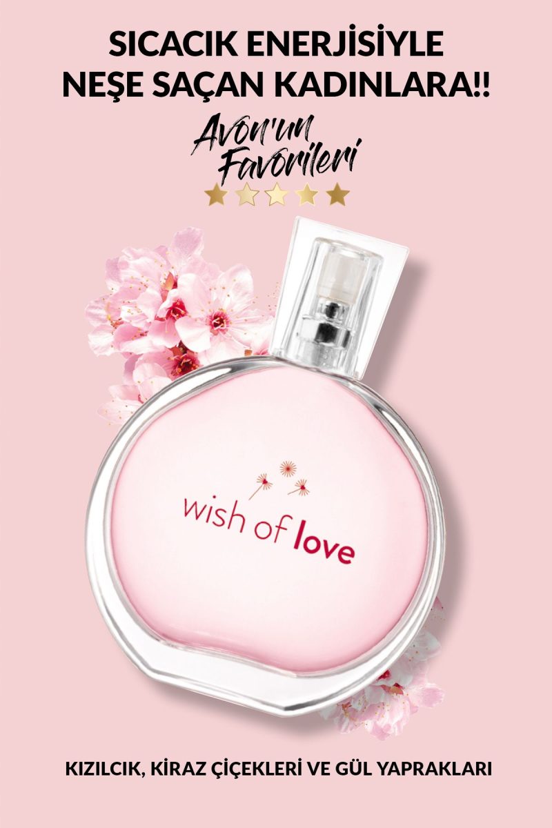 عطر زنانه اون ویش آو لوو (Eau de Toilette) - ۵۰ میلی‌لیتر (اورجینال + هدیه ویژه)