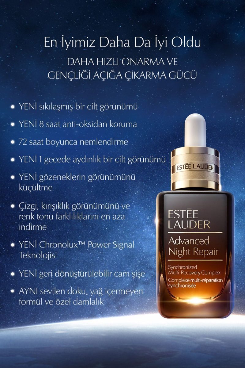 Estee Lauder Yaşlanma Karşıtı Cilt Serumu - Advanced Night Repair Onarıcı Gece Serumu 20 ml