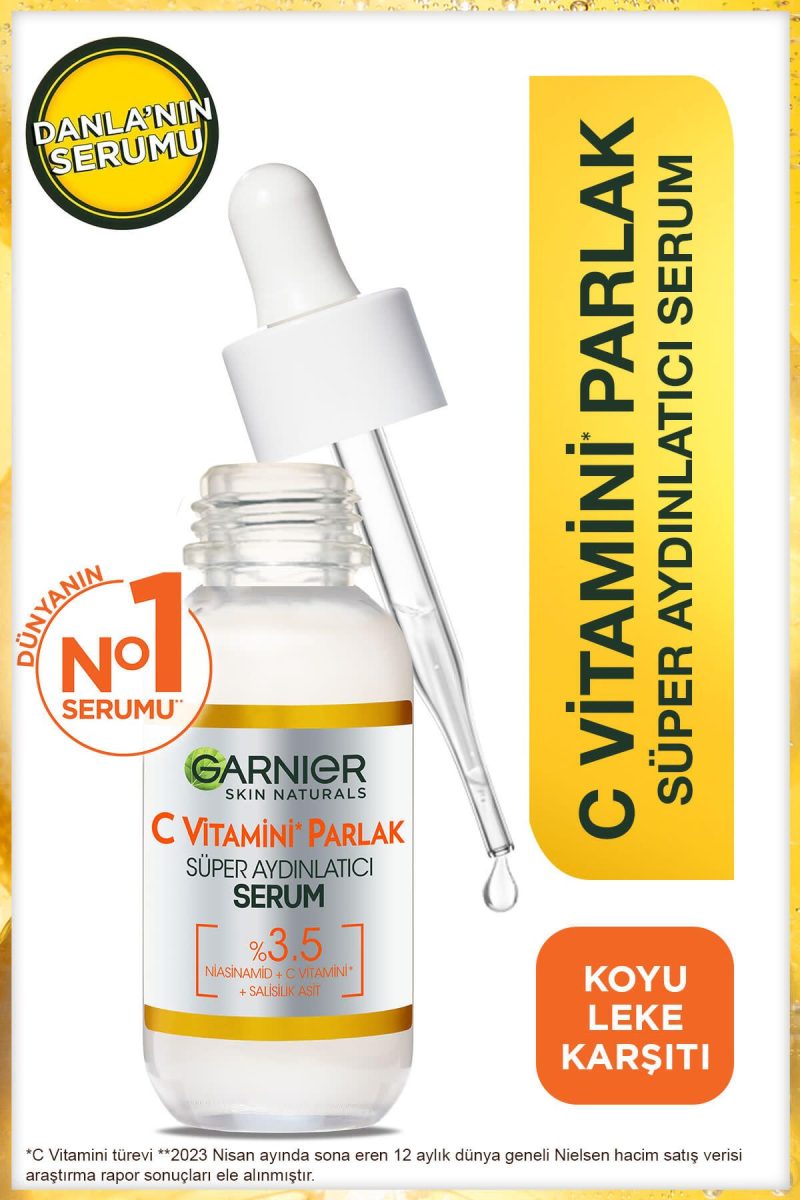 Garnier C Vitamini Parlak Süper Aydınlatıcı Serum 30ml