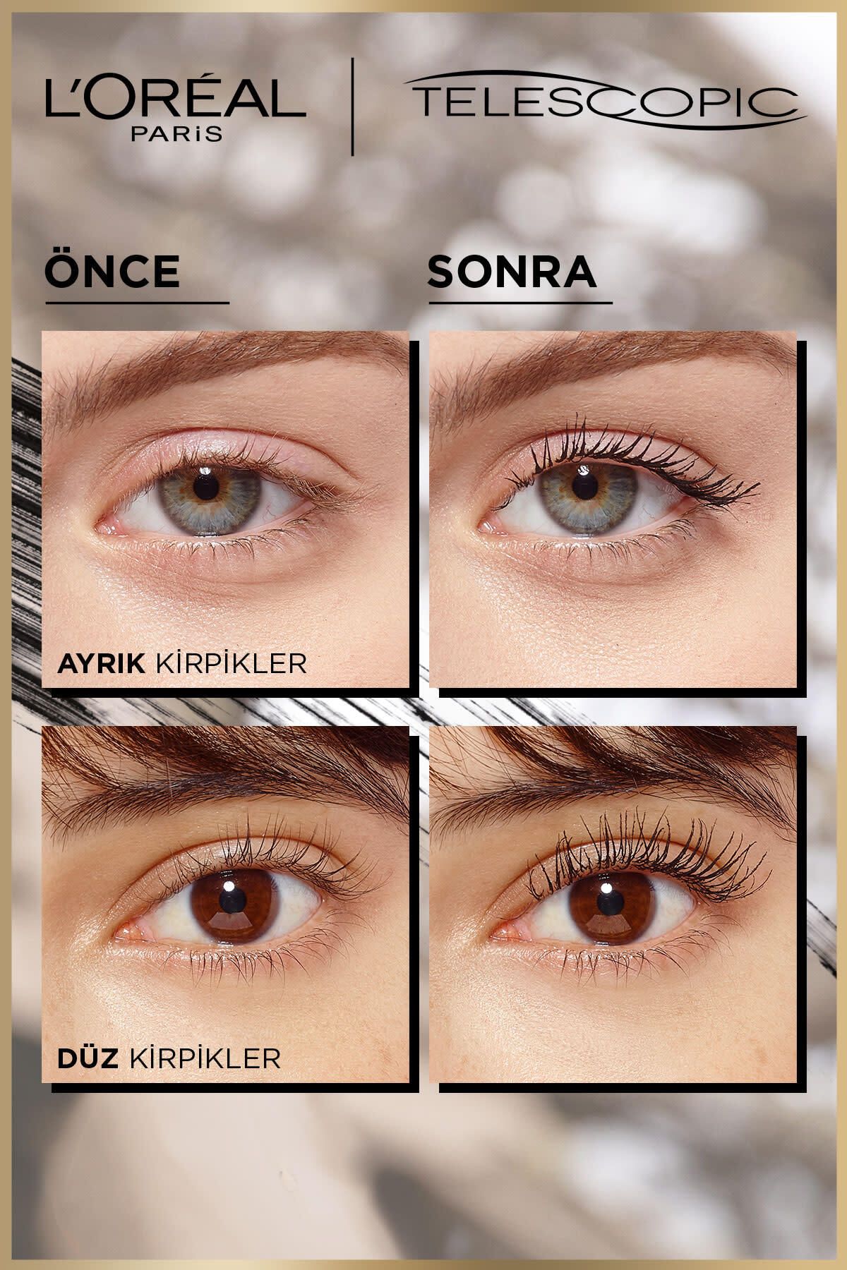 L'Oreal Paris Gold Black Telescopic Maskara