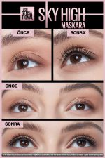 Maybelline New York Lash Sensational Sky High Maskara Siyah