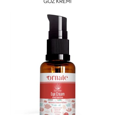 ORNATE Göz Altı Koyu Görünümü Ve Kırışıklık Karşıtı Nemlendirici Kırmızı Yosun Göz Çevresi Kremi 30 ml