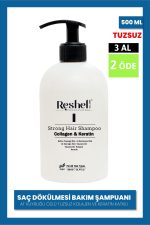 Reshell Saç Dökülmesi Bakım Şampuanı At Kuyruğu Özlü Tuzsuz Kolajen Ve Keratin Katkılı 500 ml