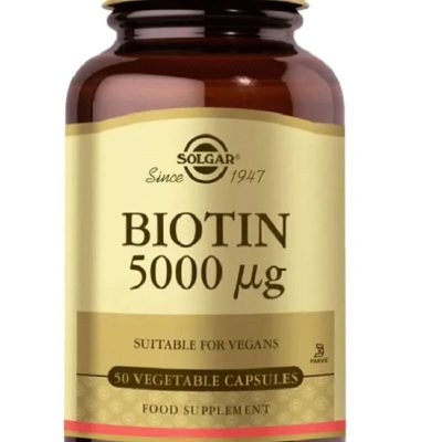 Solgar Biotin 5000 mg - 50 Bitkisel Kapsül