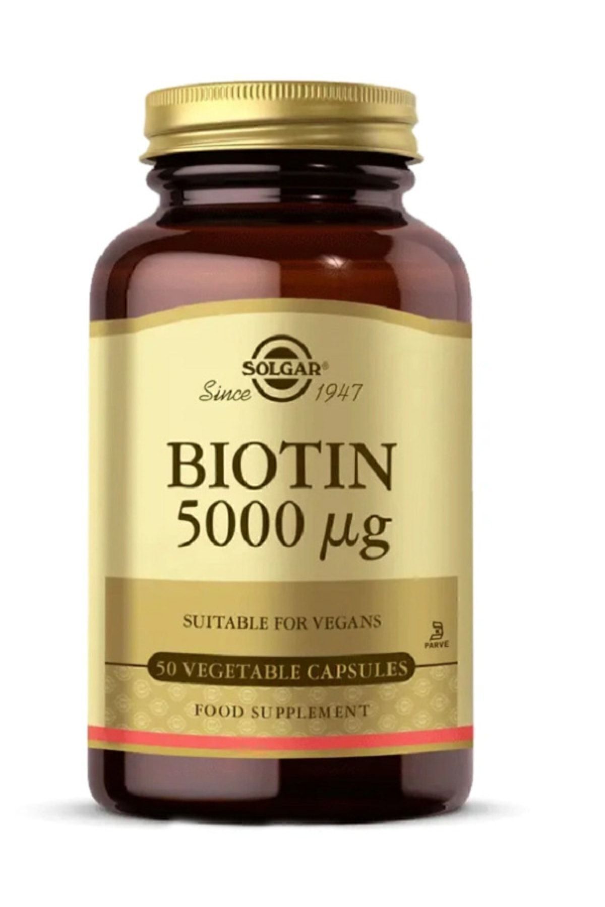 Solgar Biotin 5000 mg - 50 Bitkisel Kapsül