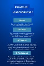 Vita Ceel Saç Tırnak Vitamini Çiğnenebilir Vegan Gummy Biotin 5000, Vitamin D, Çinko, Folik Asit, At Kuyruğu