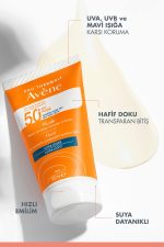 Avene Fluid SPF 50+ Normal ve Karma Ciltler için Yüksek Korumalı Yüz Güneş Kremi 50 ml