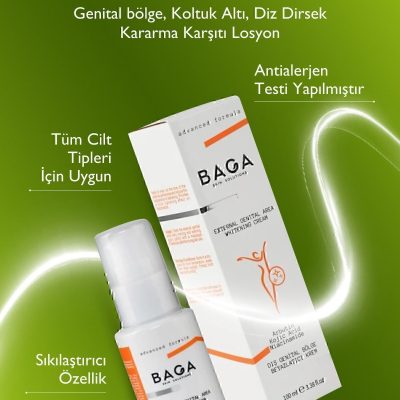 Baga Dış Genital Bölge Beyazlatıcı Krem 100 ml