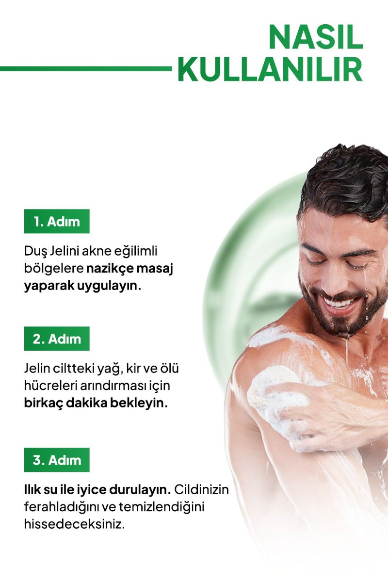 bodylita Anti-acne Vücut Şampuanı %6 Serum Içerikli Acne Karşıtı Duş Jeli