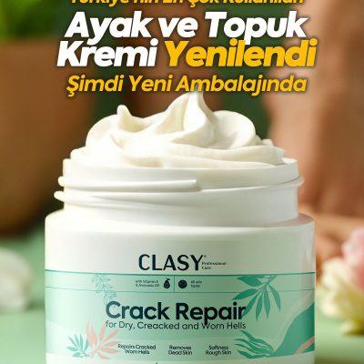 Clasy Care Ayak Ve Topuk Çatlak Kremi, Ayak Bakımı, Ayak Kokusu Ve Topuk 100ml