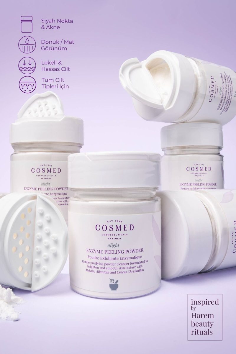 COSMED Alight Enzim Peeling Powder - Aydınlatıcı Ve Arındırıcı Toz Peeling 75 gr
