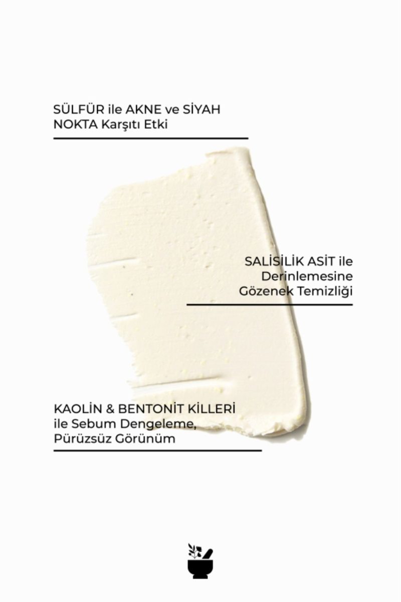 COSMED Skinologist Salicylic Sulfur Mask/siyah Nokta Karşıtı Kil Maskesi 75 ml