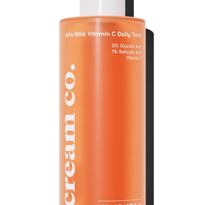 Cream Co. Aha Bha C Vitamini Tonik | Gözenek Sıkılaştırıcı | Glikolik Asit Salisilik Asit | Tüm Cilt Tipleri