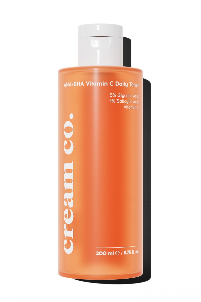 Cream Co. Aha Bha C Vitamini Tonik | Gözenek Sıkılaştırıcı | Glikolik Asit Salisilik Asit | Tüm Cilt Tipleri