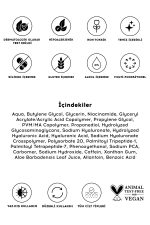Cream Co. Hyaluronik Asit Peptit Serum | Nemlendirici Aydınlatıcı | Kafein Niacinamide | Tüm Cilt Tipleri