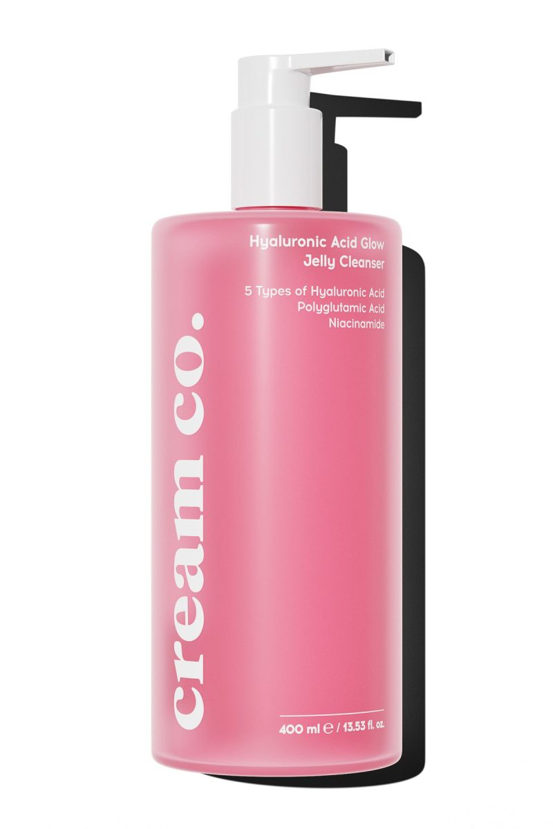 Cream Co. Hyalüronik Asit Yüz Temizleme Jeli | 400 ML | Nemlendirici | Niacinamide PGA | Tüm Cilt Tipleri