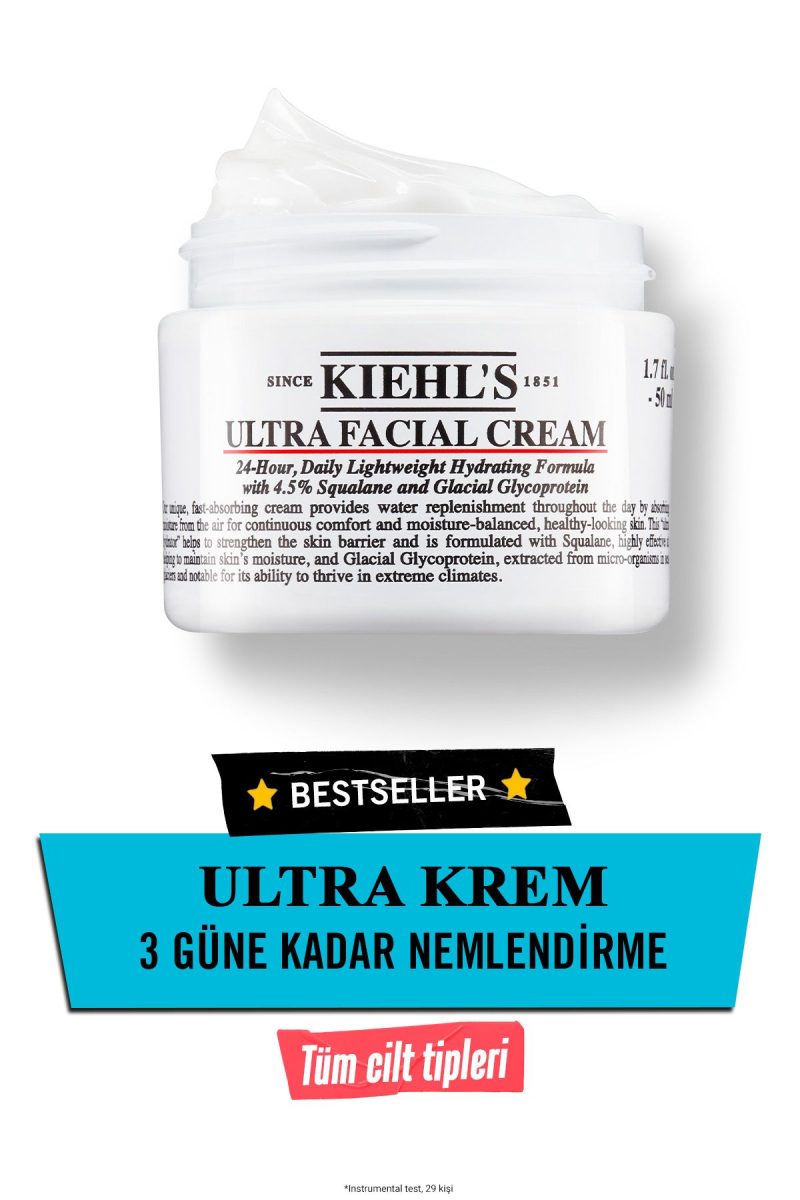 Kiehl's Ultra Facial 24 Saat Nemlendirici Günlük Krem 50 ml