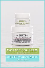 Kiehl's Ultra Facial Cream & Avokadolu Göz Kremi Favori Nem Ikilisi Seti