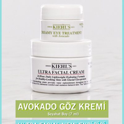 Kiehl's Ultra Facial Cream & Avokadolu Göz Kremi Favori Nem Ikilisi Seti