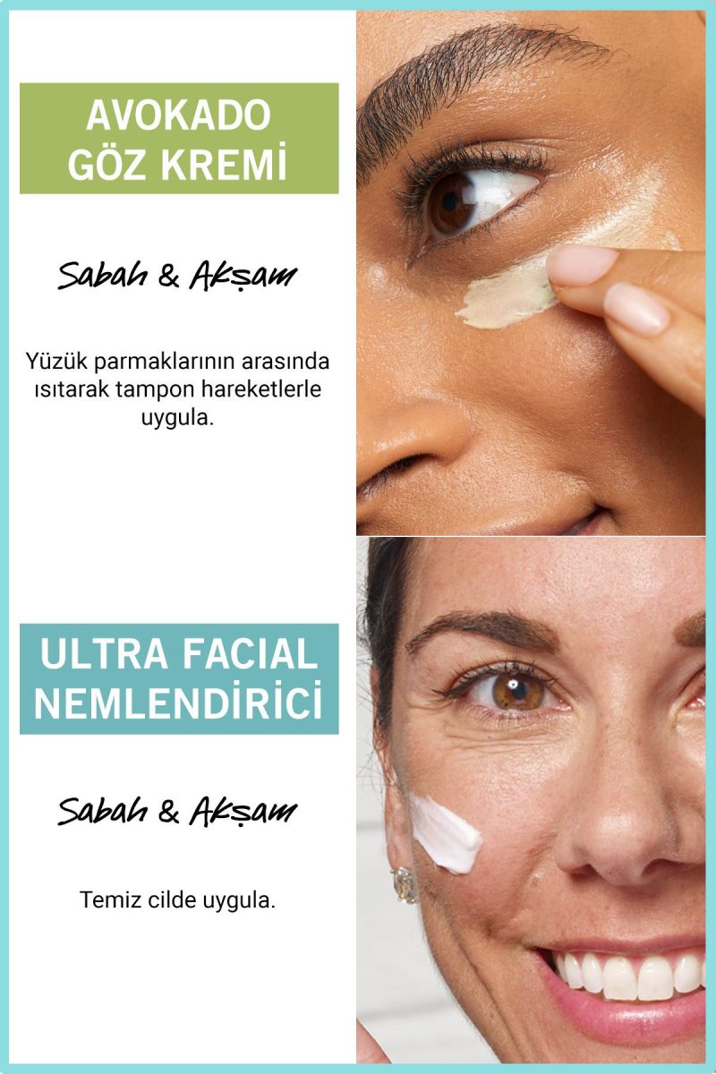 Kiehl's Ultra Facial Cream & Avokadolu Göz Kremi Favori Nem Ikilisi Seti
