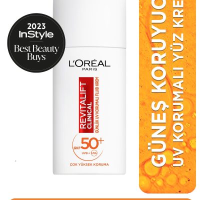L'Oreal Paris L'oréal Paris Revitalift Clinical Spf 50 Günlük Yüksek Uv Korumalı Yüz Güneş Kremi 50ml