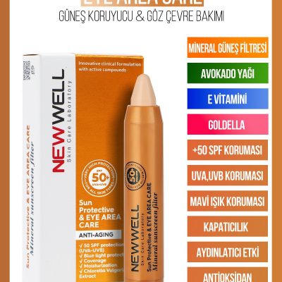 New Well Güneş Korumalı Göz Çevresi Concealer Cream 50+SPF