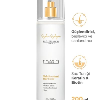 ÖZDEN ÖZDOĞAN Güçlendirici, Besleyici Ve Onarıcı Saç Bakım Sütü Keratin & Biotin 200 ml