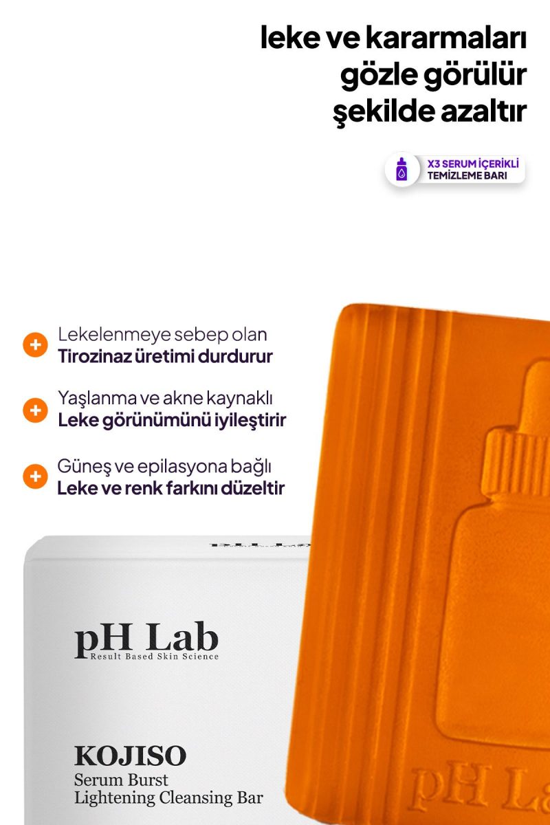 صابون کوجیک اسید فیلاب با زردچوبه و اثرات ضد لک - Ph Lab - 100 گرم