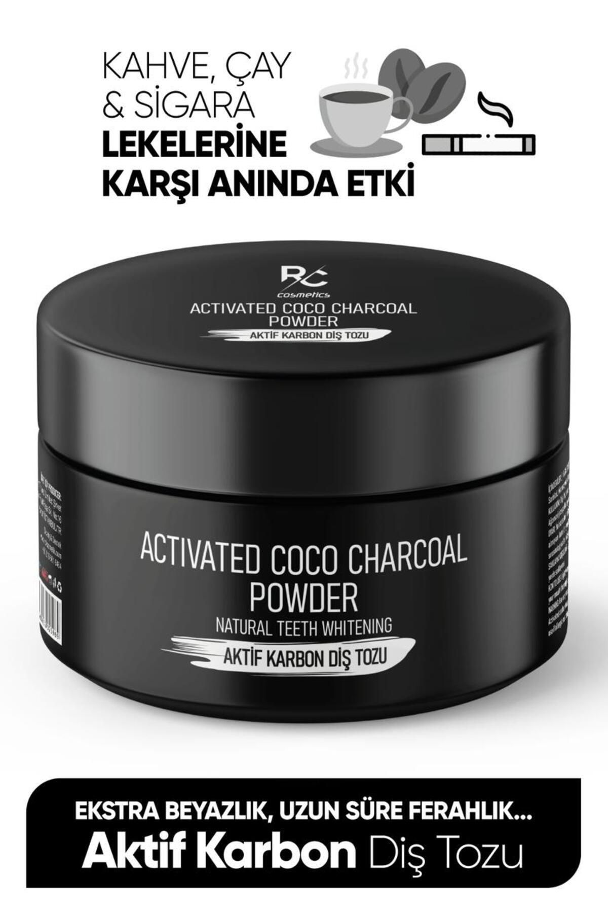 RC COSMETİCS Aktif Karbon Diş Temizleme Tozu