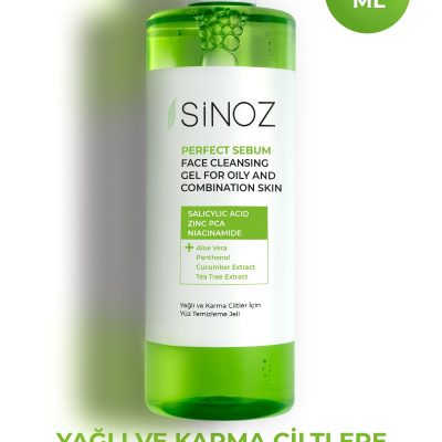 Sinoz Yağlı Ve Karma Ciltler İçin Sebum Dengeleyici Yüz Temizleme Jeli 400 ml