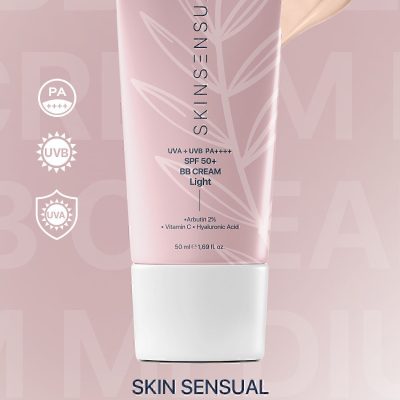 Skin Sensual BB Krem Light| 50 Spf Uva/Uvb Pa++++ | Leke Oluşumunu Önlemeye Yardımcı, Aydınlık ve Canlılık