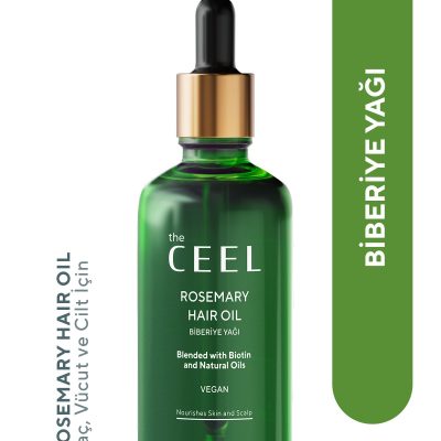 The Ceel Biberiye Yağı Complexi Saç Dökülmesi ve Yıpranmış Saçlar için Hızlı Saç Uzatan Biotinli Saç Bakımı