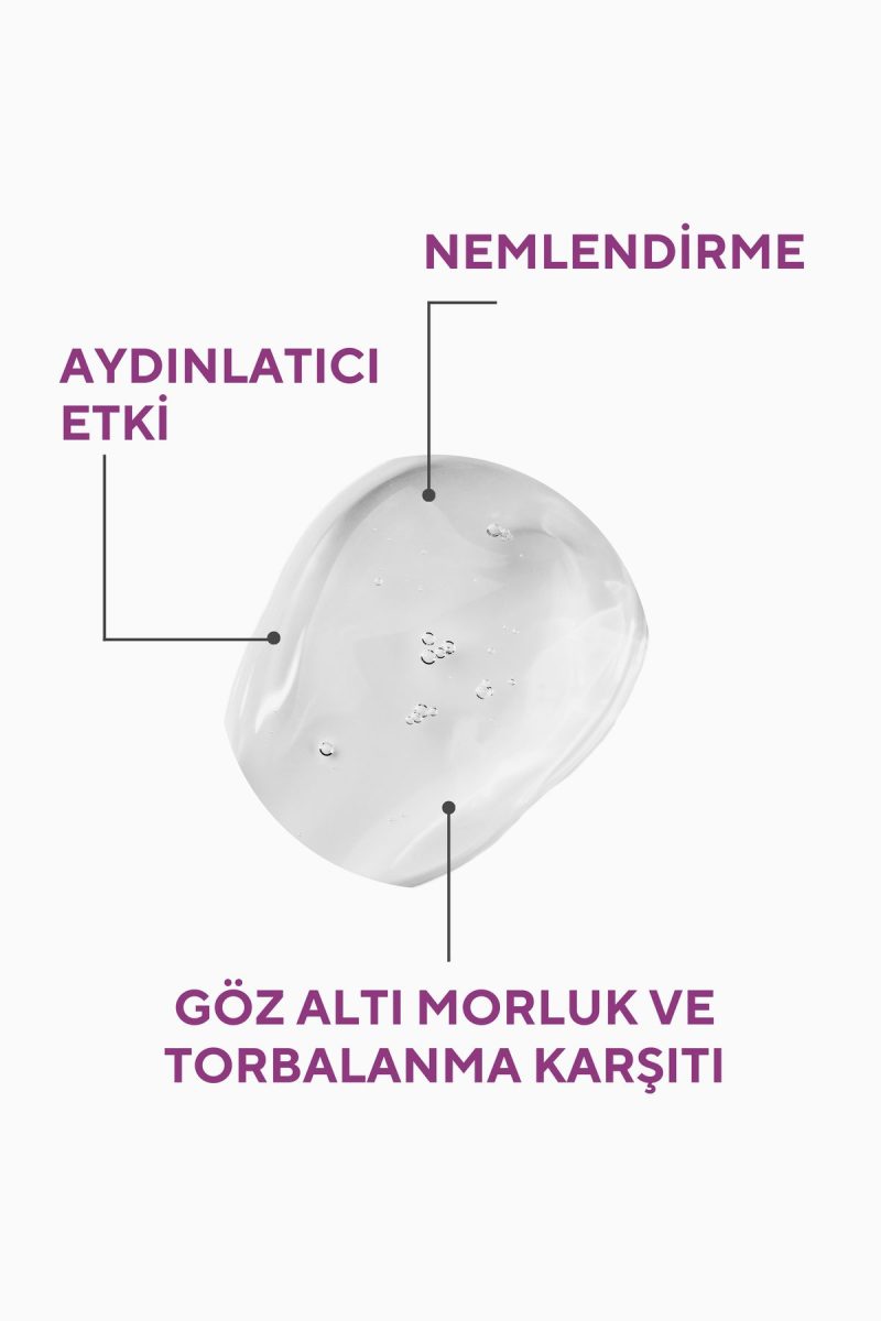 The Ceel Göz Altı Torbalanma ve Morluk Karşıtı, Aydınlatıcı Göz Bakım Serumu Caffeine, Glutatyon 30 ml