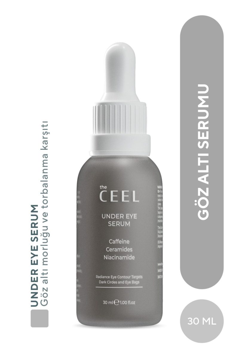 The Ceel Göz Altı Torbalanma ve Morluk Karşıtı, Aydınlatıcı Göz Bakım Serumu Caffeine, Glutatyon 30 ml