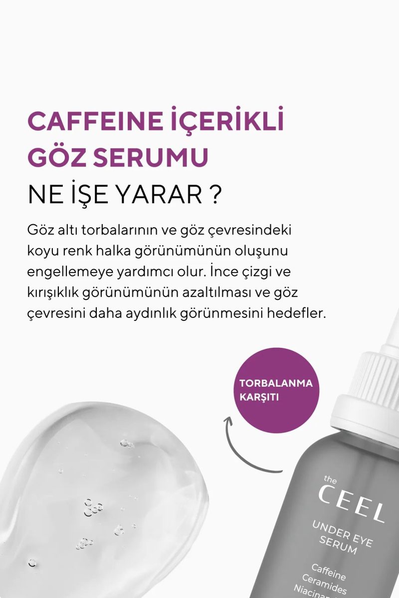 The Ceel Göz Bakım Seti - Göz Altı Serumu ve Göz Kremi (Morluk ve Şişkinlik Karşıtı)