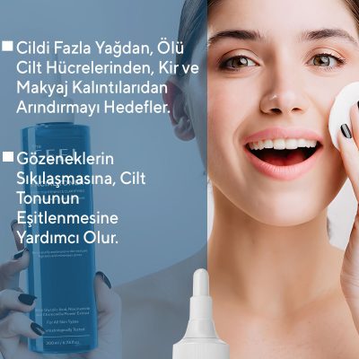 The Ceel Gözenek Sıkılaştırıcı Leke Karşıtı Glikolik Asit Içerikli Mayıs Papatyası Özlü Tonik 200 ml
