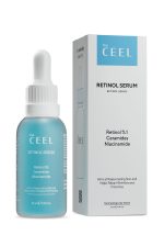 The Ceel Kırışıklık ve Yaşlanma Karşıtı Aydınlatıcı Retinol Serum Ascorbıc Acıd, %1 Retinol & Ceramides 30 ml