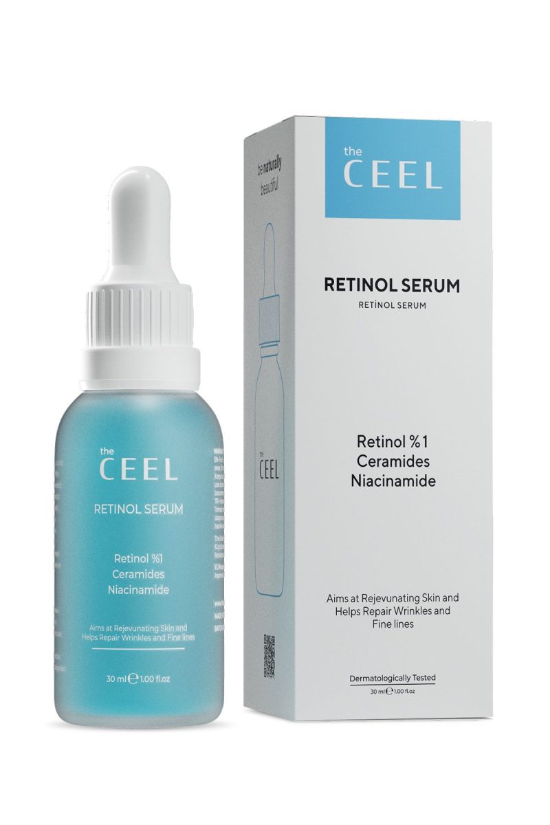 The Ceel Kırışıklık ve Yaşlanma Karşıtı Aydınlatıcı Retinol Serum Ascorbıc Acıd, %1 Retinol & Ceramides 30 ml