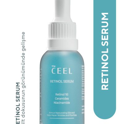 The Ceel Kırışıklık ve Yaşlanma Karşıtı Aydınlatıcı Retinol Serum Ascorbıc Acıd, %1 Retinol & Ceramides 30 ml