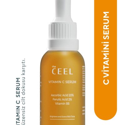 The Ceel Leke Karşıtı Aydınlatıcı Vitamin C Serum Glutatyon, Ferulic Asit, Ascorbic Asit 30 ml
