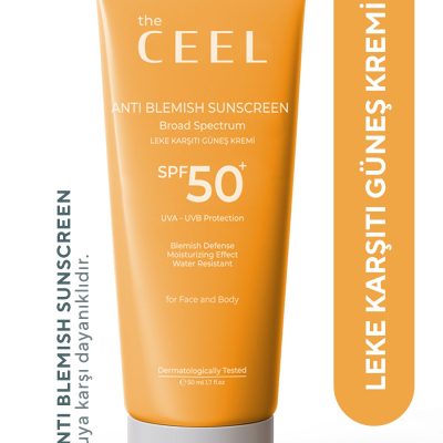 The Ceel Leke Karşıtı Tüm Ciltler Için Yüksek Korumalı Spf 50+ Güneş Kremi Glutatyon Etkili 50 ml