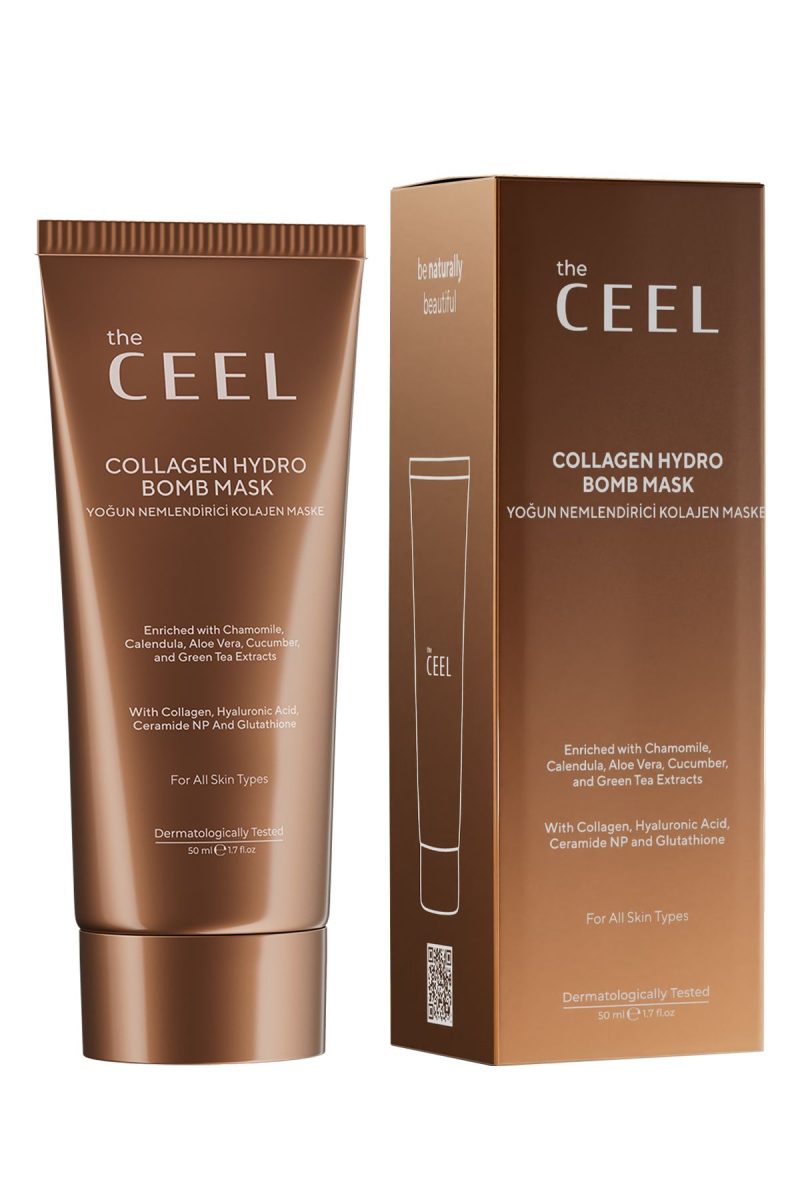 The Ceel Soyulabilen Kolajen Maske Glutatyon, Ceramide Np ve Yeşil Çay Özlü 50 ml
