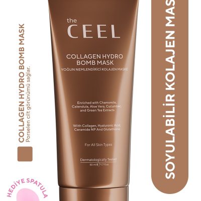 The Ceel Soyulabilen Kolajen Maske Glutatyon, Ceramide Np ve Yeşil Çay Özlü 50 ml
