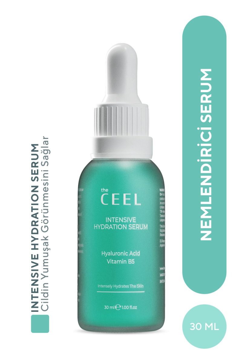 The Ceel Yoğun Nemlendirici ve Onarıcı Serum Hyaluronıc Acıd, Sodium Pca, Panthenol B5 Etkili 30 ml
