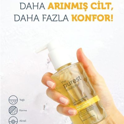 The Purest Solutions Yağlı Ve Karma Ciltler Için Siyah Nokta Karşıtı Temizleme Jeli 200 Ml